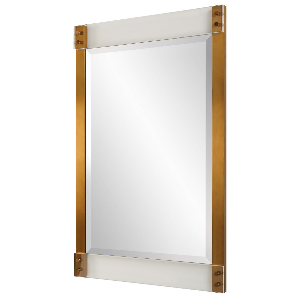 Nera - Plated Brass Mirror