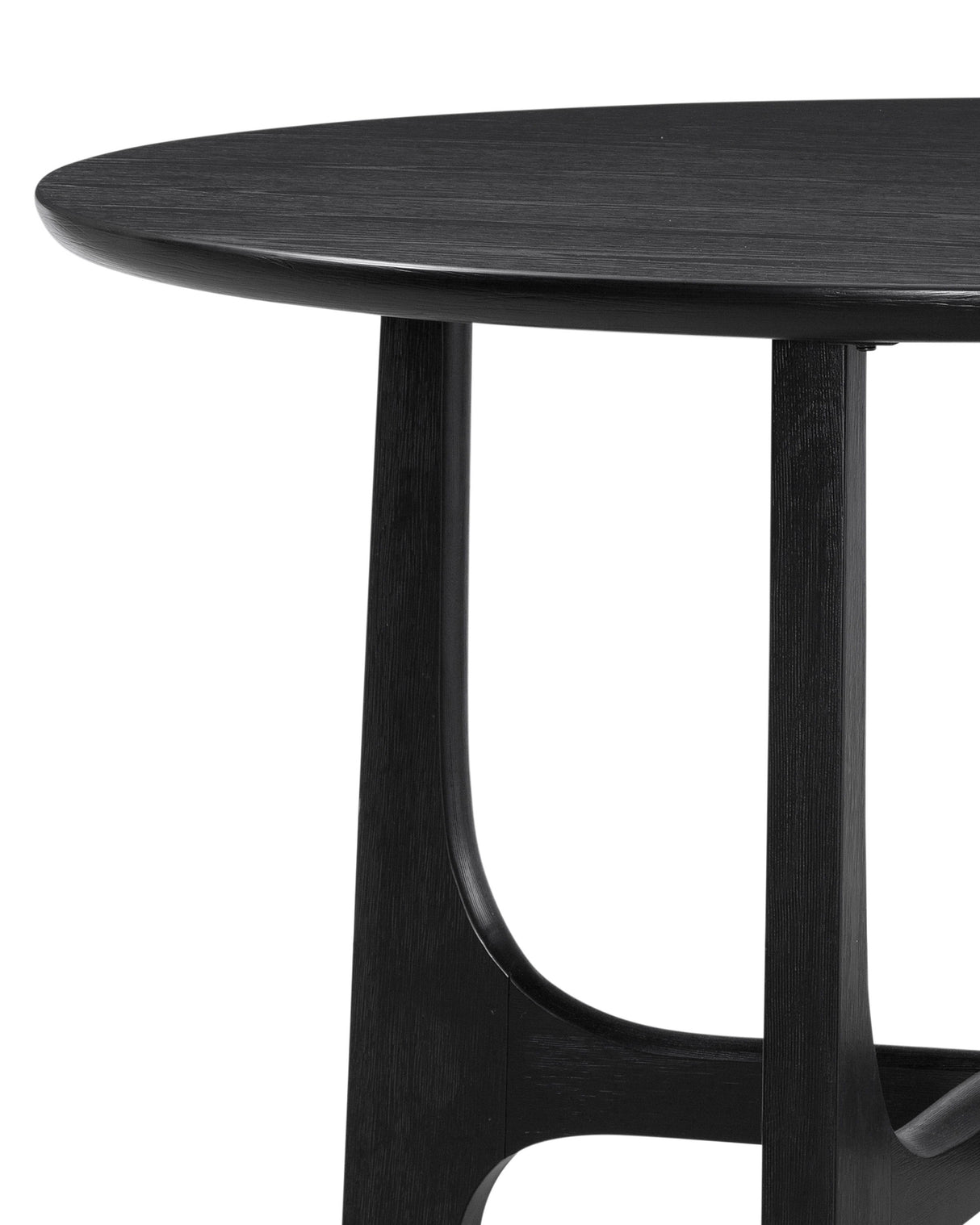 Dunnigan - Round Dining Table - Black