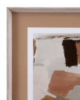 Almondine II - Framed Art - Dark Brown