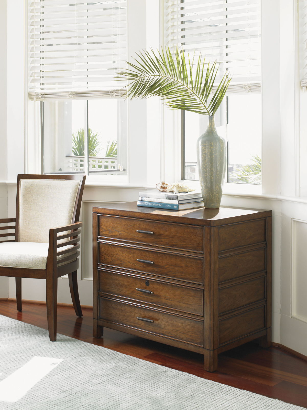 Longboat Key - Bay Shore File Chest - Dark Brown