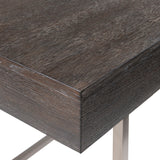 Claude - Modern Oak Desk - Gray, Dark