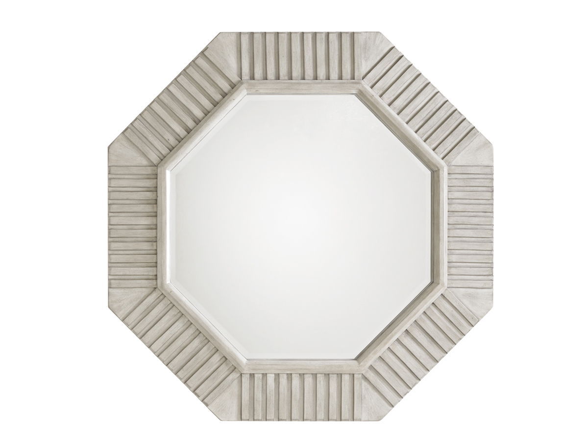 Oyster Bay - Selden Octagonal Mirror - Pearl Silver