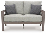 Hillside Barn - Gray / Brown - Loveseat W/Cushion