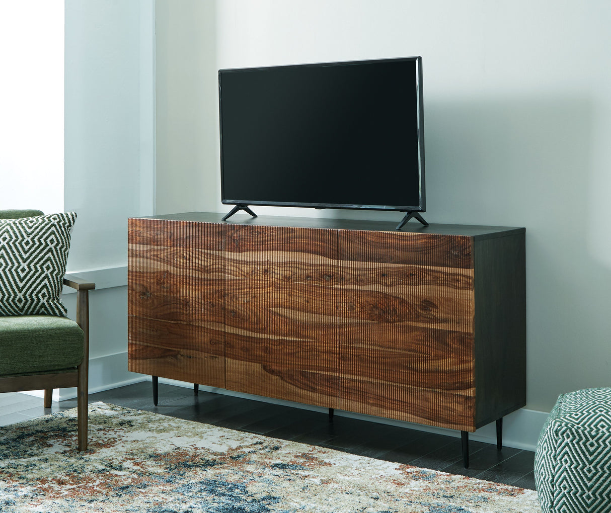 Darrey - Natural / Brown - Accent Cabinet