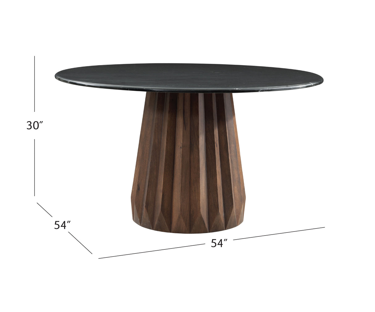 Jennings - Dining Table - Dark Brown