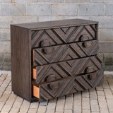 Mindra - Drawer Chest - Brown, Dark