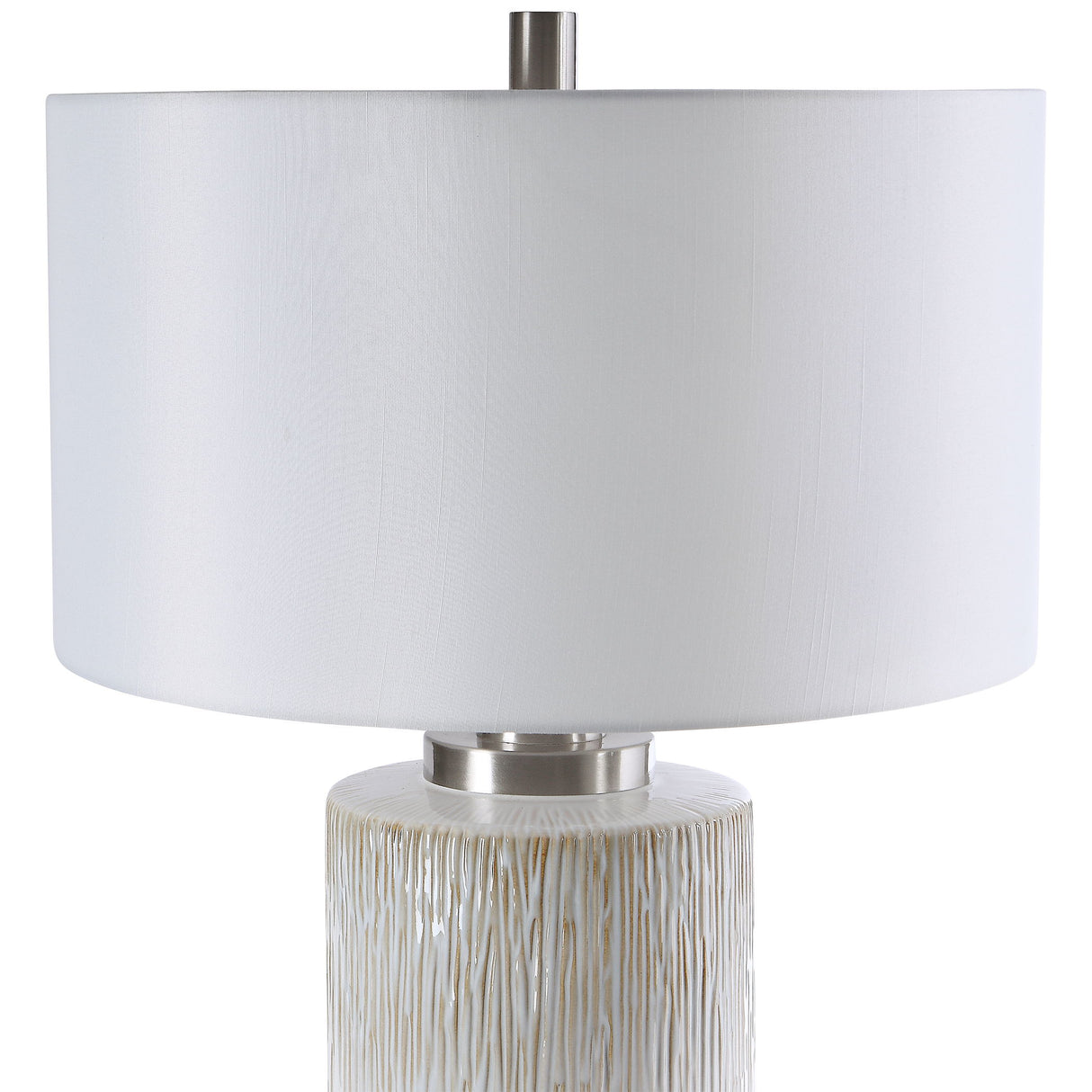 Georgios - Cylinder Table Lamp - White