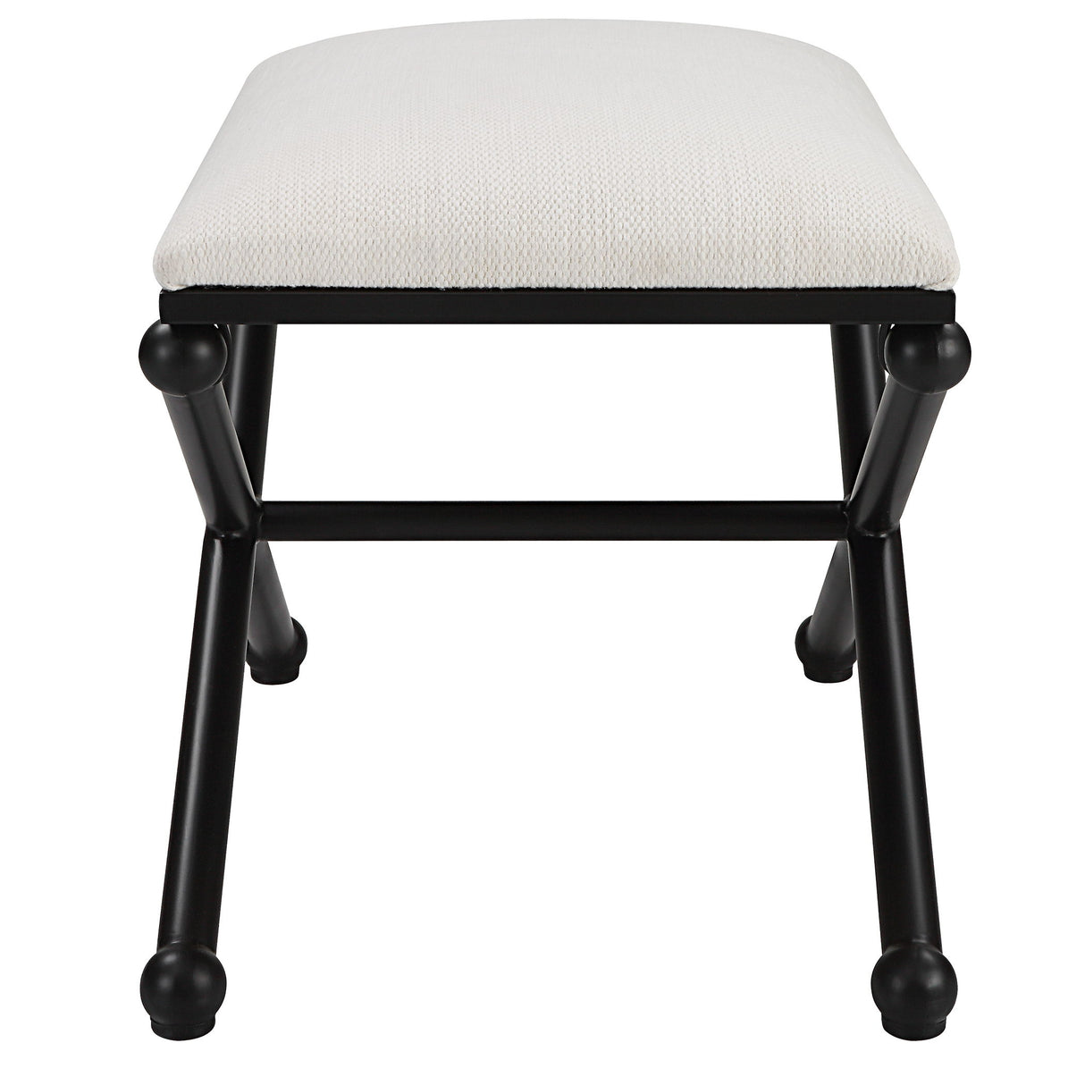 Andrews - Small Bench - White