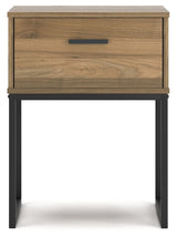 Deanlow - One Drawer Night Stand - Honey