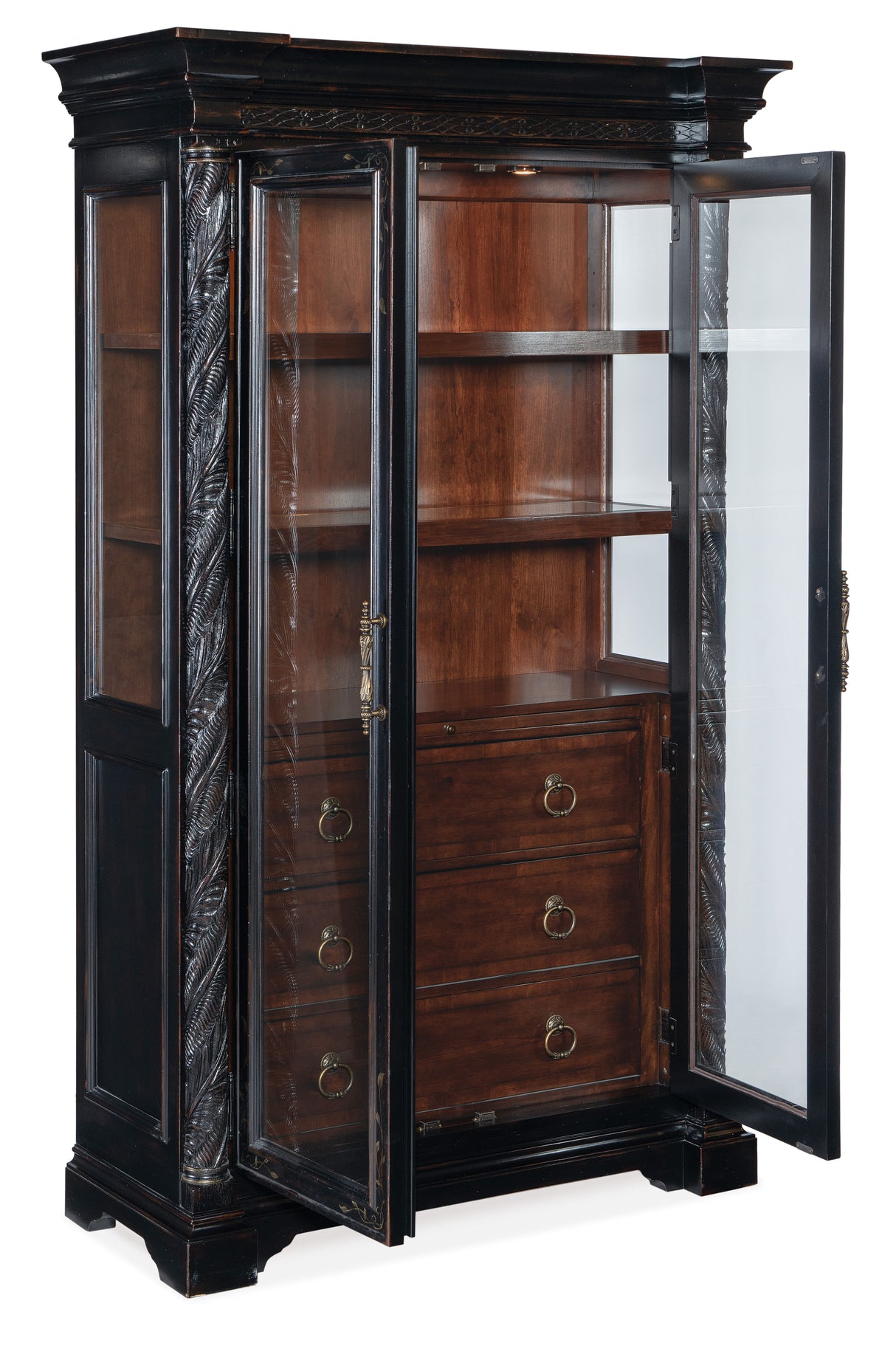 Charleston - Display Cabinet - Black