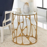 Ritual - Round Gold Side Table