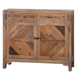 Hesperos - Reclaimed Wood Console Cabinet - Light Brown