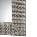 Cressida - Square Mirror - Distressed Silver
