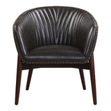 Anders - Chenille Accent Chair - Black