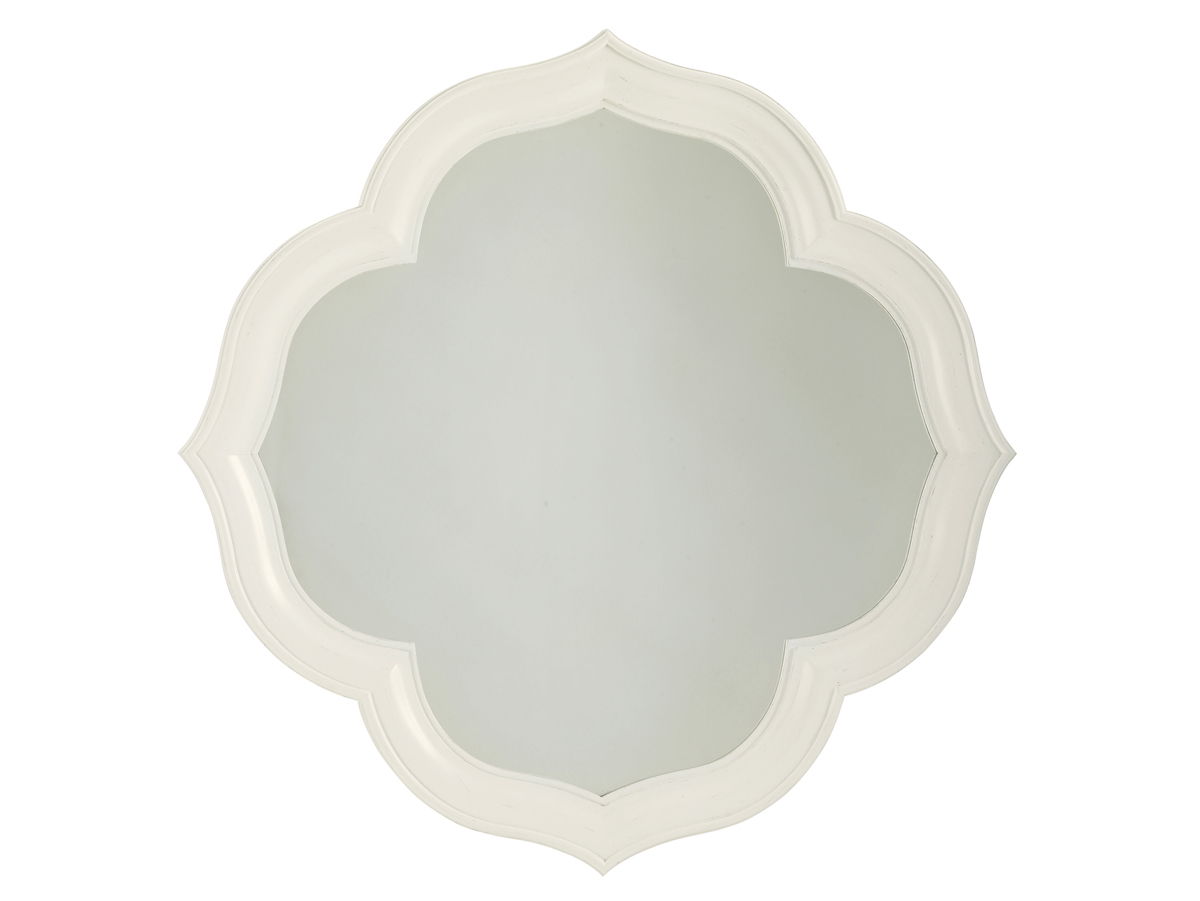 Ivory Key - Paget Mirror - White