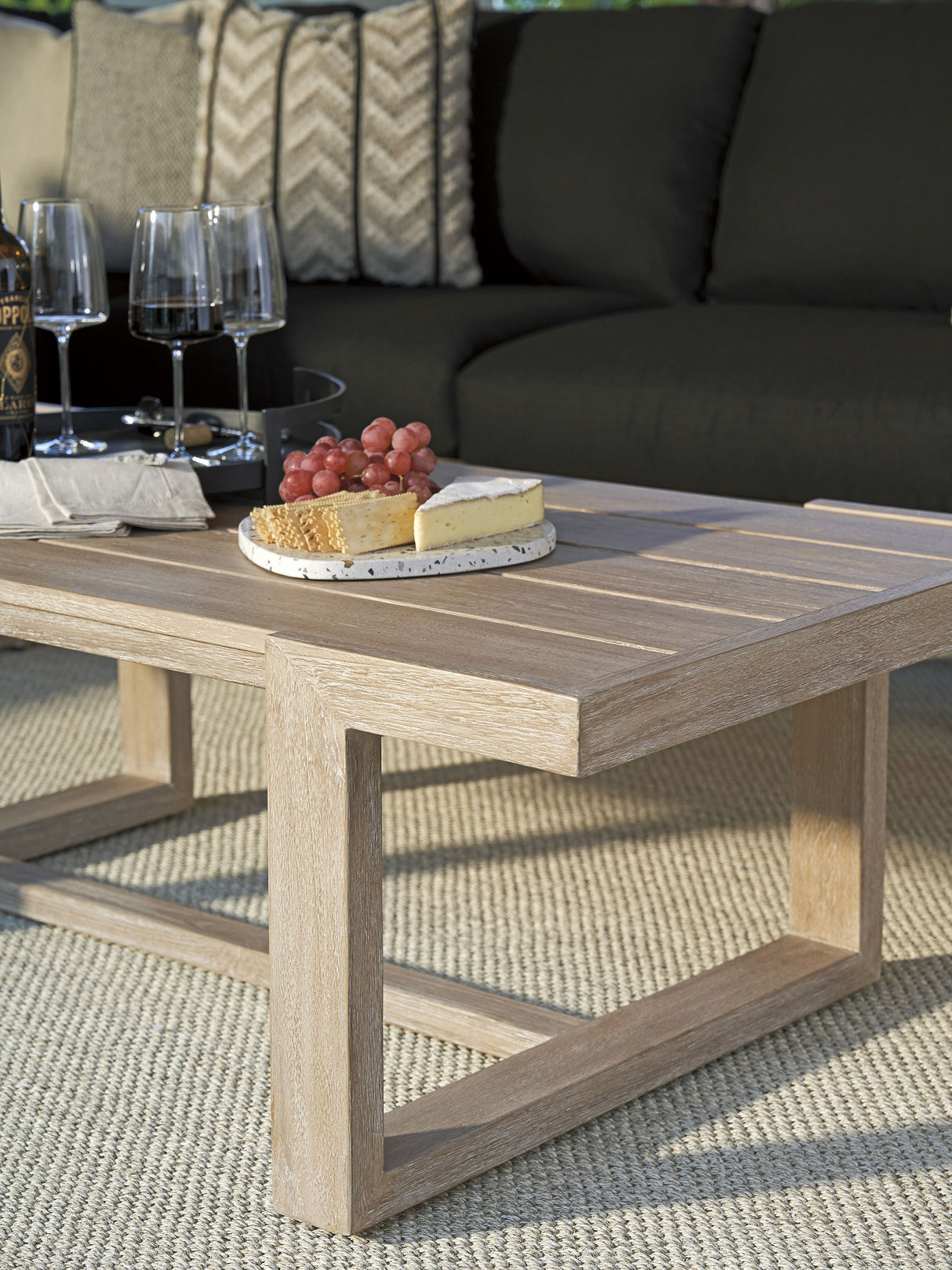 Stillwater Cove - Rectangular Cocktail Table - Dark Brown