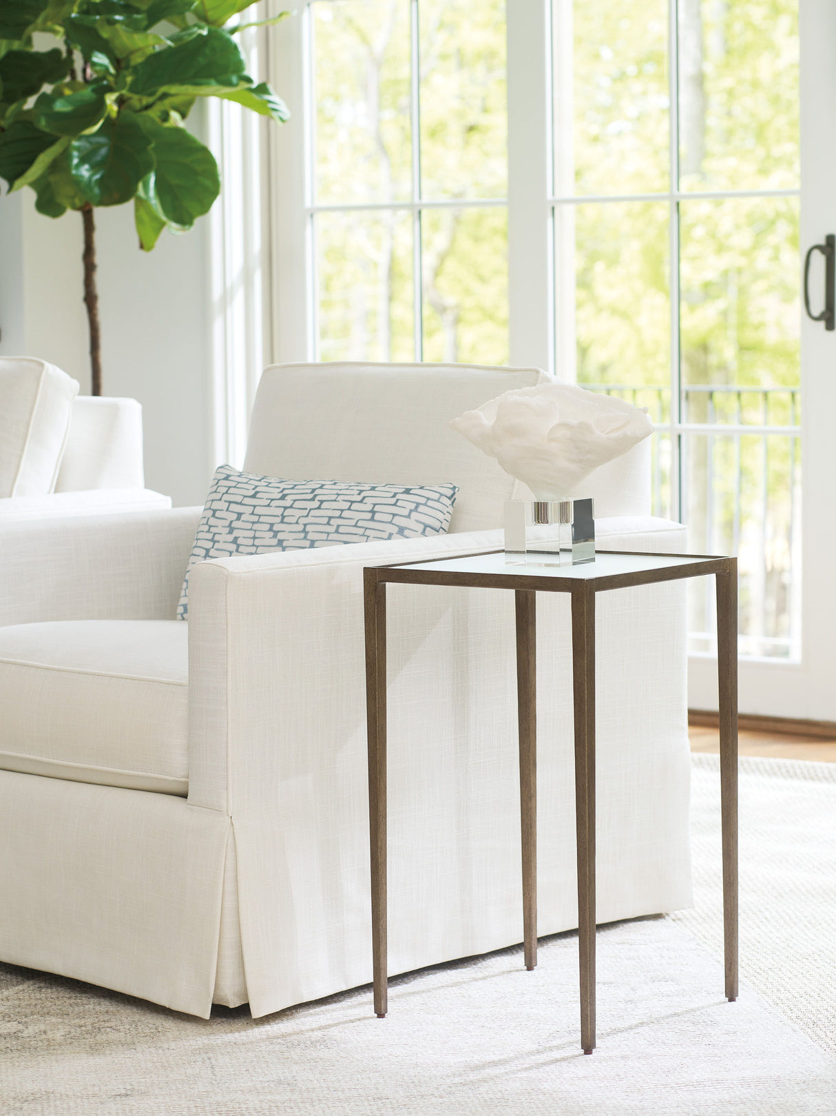 Laguna - Wyland Accent Table - Dark Brown