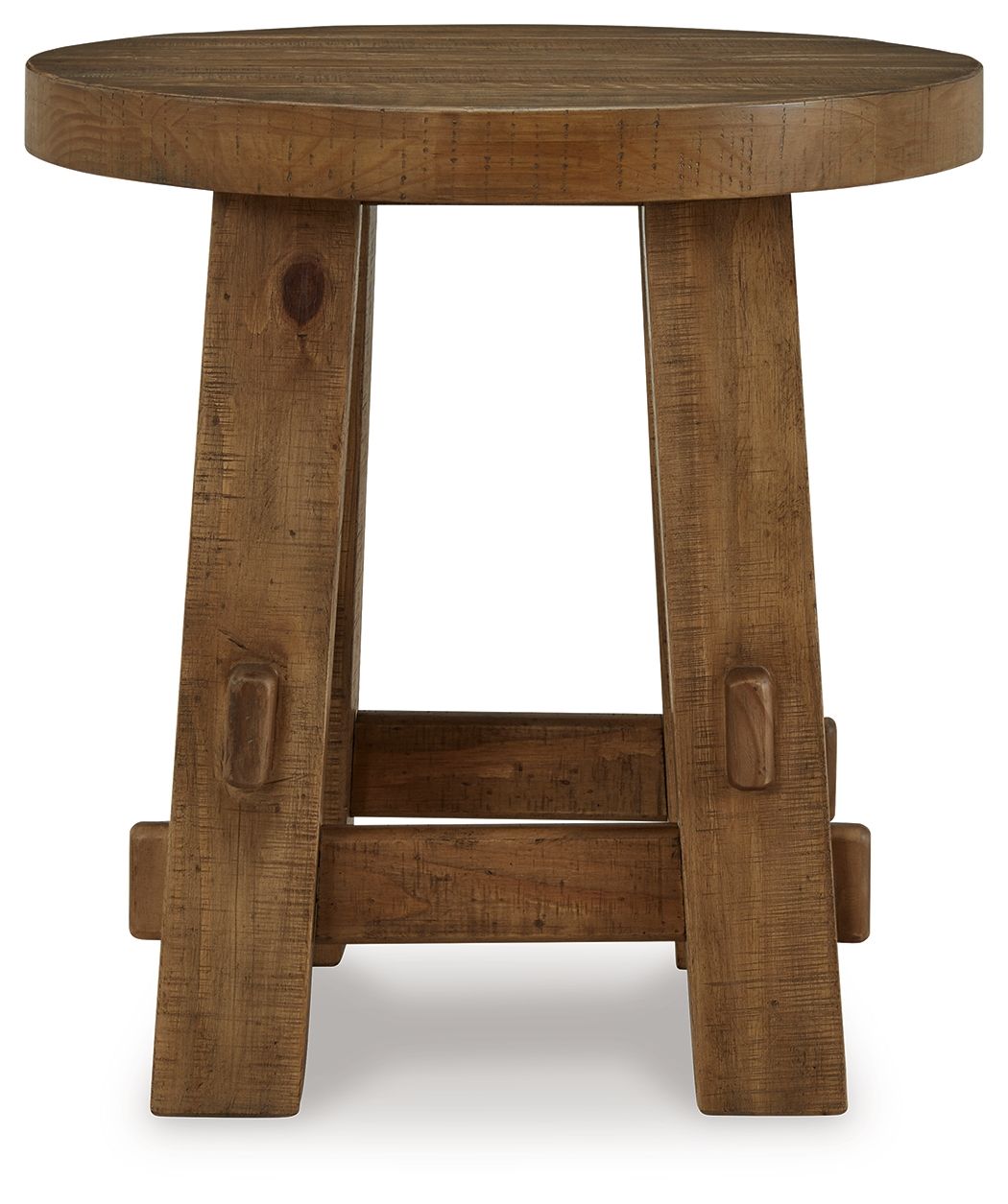 Mackifeld - Warm Brown - Round End Table