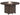 Chatham Railroad  - Medium Brown - Round Fire Pit Table
