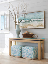 Newport - Harbor Raffia Console - Light Brown