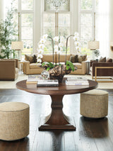 Silverado - Palo Alto Round Dining Table - Dark Brown
