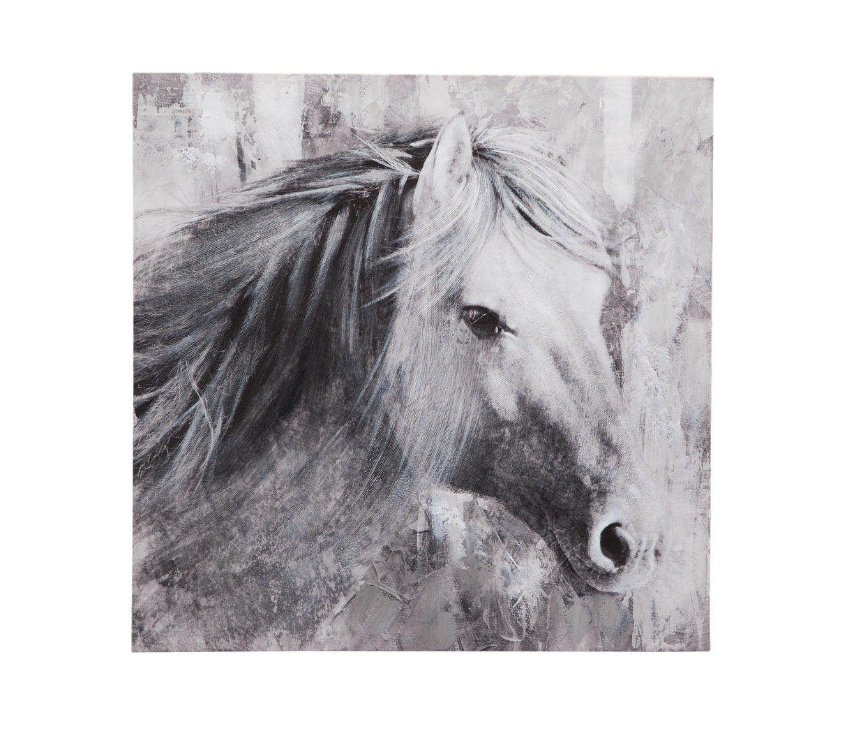 Meg - Canvas Art - Dark Gray