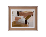 Almondine II - Framed Art - Dark Brown