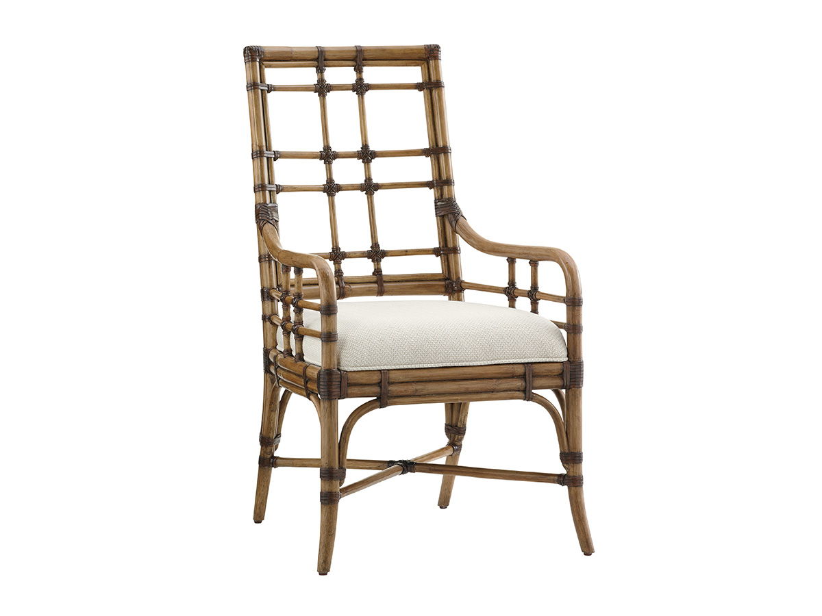 Twin Palms - Seaview Arm Chair - Light Brown