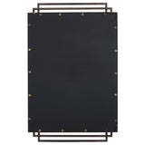 Demetria - Wooden Mirror, Small - Light Brown