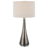 Contour - Metallic Glass Table Lamp - Gray, Dark