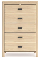 Cabinella - Tan - Five Drawer Chest