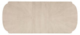 Nouveau Chic - Rectangle Dining Table With 1-22in Leaf - Light Brown
