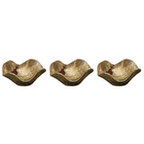 Tamarine - Wood Wall Art, Set Of 3 - Light Brown