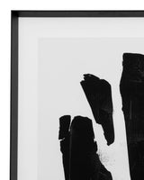 Triple Block Print II - Framed Art - Black