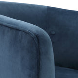 Mallorie - Swivel Chair - Blue
